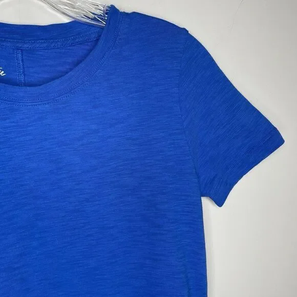 J.CREW Girlfriend Tee Women XS Blue T-Shirt NEW 100% Cotton AJ089 - Picture 2 of 14